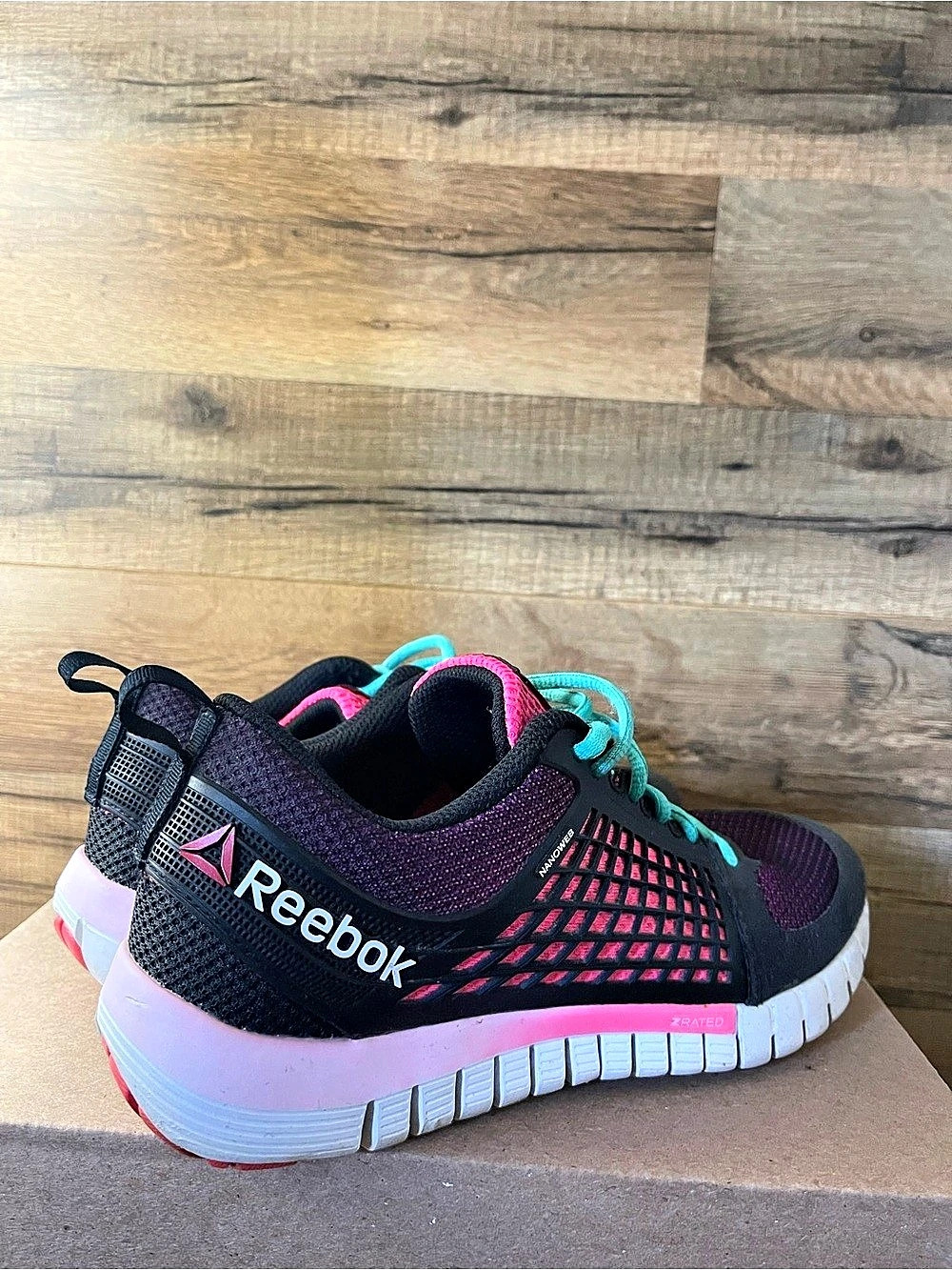 Reebok ZQuick Electrify 2.0 Running Shoes Nanoweb Athletic Sneakers Women Size 8